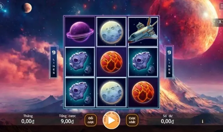Trò Chơi Nổ Hũ Vũ Trụ Tại Jun88: Khám Phá Jackpot Hấp Dẫn 2 Giao diện chơi Nổ Hũ Vũ Trụ tại Jun88
